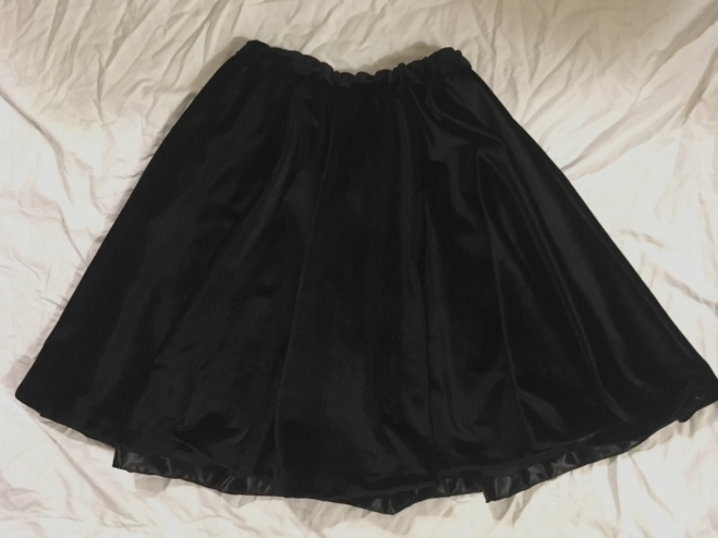 Velvet Circle Skirt – Snip n' Stitches